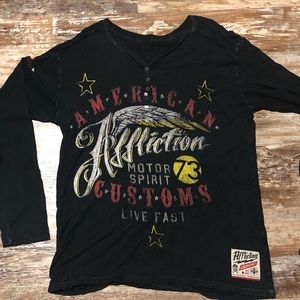 Men’s Affliction Long Sleeve shirt